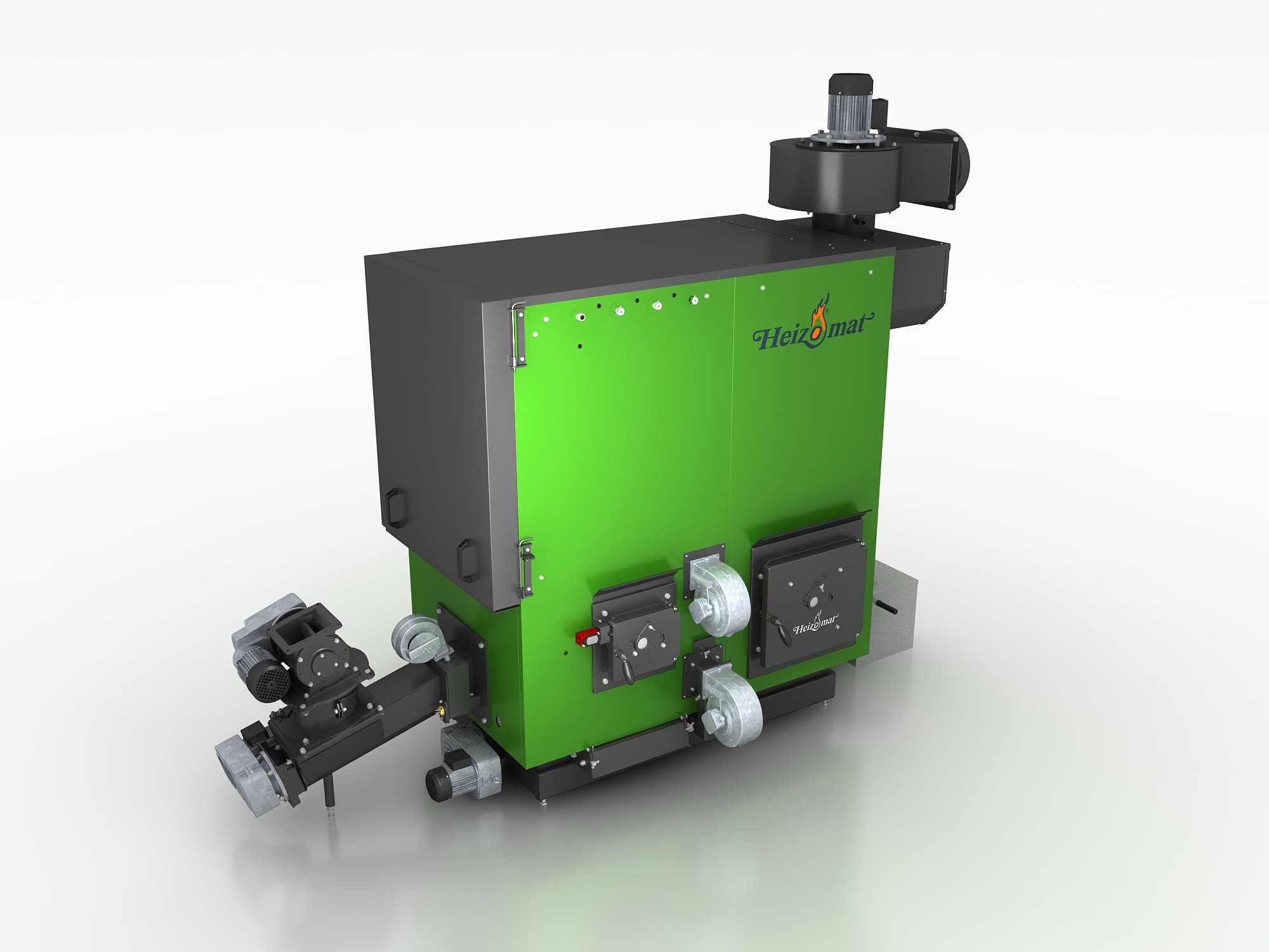 Wood chip boiler